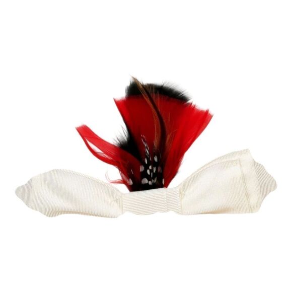 FERRECCI MENS PREMIUM TOP HAT IN WHITE WOOL VICTORIAN ELEGANCE WITH SATIN LINING - Picture 5 of 5